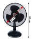Kompakts Galda Ventilators Carruzzo - 20W, Melns | Compact Desktop Fan