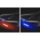 Trizand 22220 Ergonomic Bicycle Saddle with Ventilation and USB Light, Black