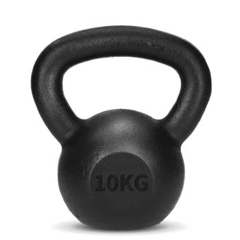 Čuguna svaru bumba 4FIZJO 10 kg, melna