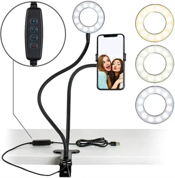 Ring Light for Selfie with Holder