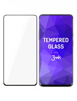OnePlus 7 Pro / 7T Pro 3MK HardGlass Max 5D Tempered Glass Screen Protector | Telefona Aizsargstikls uz Visu Ekrānu Pilna Pārklājuma