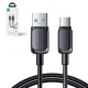 Joyroom Multi-Color Series A14 USB-A uz USB-C kabelis 3A 1.2m, melns