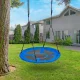 Ecotoys Ligzdas šūpoles bērniem, 100 cm, Zilas