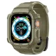 Aizsargvāciņš ar siksniņu Spigen Rugged Armor Pro priekš Apple Watch Ultra (49 mm), zaļš