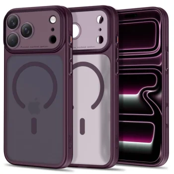 Чехол Tech-Protect MagPrime MagSafe CC для iPhone 18 Pro Max / 17 Pro Max, бордовый