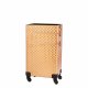 Профессиональный большой косметический чемодан на колесах, Rose Gold