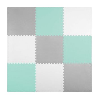 Большой детский коврик-пазл из пены Ricokids 180x180 см, 9 шт.,...