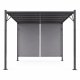 MultiGarden Garden Pergola 3x4 m, Steel Frame, Grey