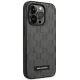 Чехол Karl Lagerfeld Saffiano Mono Metal Logo для iPhone 14 Pro Max, серый