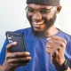 Чехол Carbon Case для Samsung Galaxy S23+, синий
