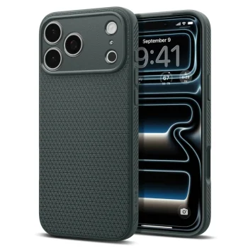 Spigen Liquid Air Case for iPhone 17 Pro Max Green