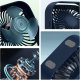 Mini USB Desk Fan, Blue