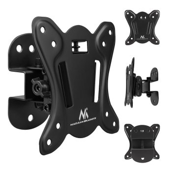 Настенное крепление для ТВ и монитора Maclean MC-670, 13-27", VESA 100x100, 20кг