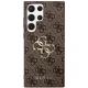 Чехол Guess 4G Big Metal Logo для Samsung Galaxy S24 Ultra коричневый