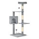 Kaķu nagu asināmais tornis Pethaus 111 cm PH-005, pelēks