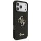 Guess Fixed Glitter Big 4G Phone Case Cover iPhone 17 Pro Max - black