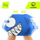 Silikona peldcepure bērniem TSUNAMI Shark, zila