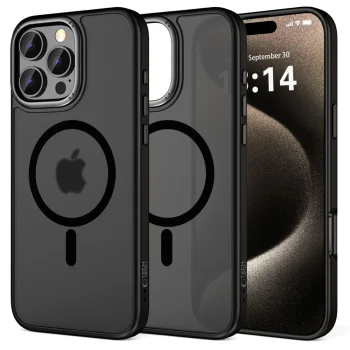 Apple iPhone 16 Pro Max 6.9'' Tech-Protect MagEdge MagSafe Case Cover, Semi-Transparent