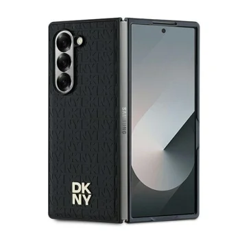 Чехол DKNY Repeat Pattern Stack Logo для Samsung Galaxy Z Fold6, черный
