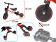 Trike Fix Mini 3-in-1 daudzfunkcionāls līdzsvara velosipēds, sarkans