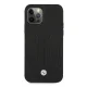 Чехол BMW для iPhone 12 Pro Max Perforated Sides, черный