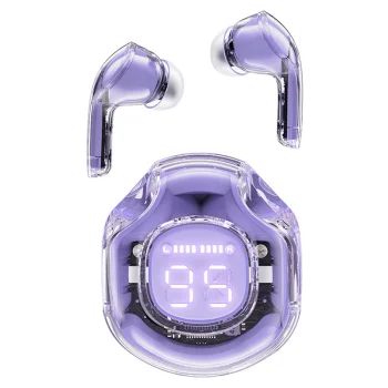 Bezvadu austiņas Acefast T8 TWS Bluetooth 5.3, violetas
