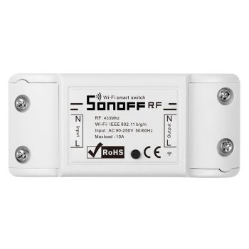 Sonoff RF R2 viedais Wi-Fi slēdzis ar 433MHz RF atbalstu