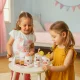 Ecotoys koka tējas komplekts bērniem, 14 daļas