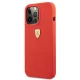 Чехол Ferrari Silicone для iPhone 13 Pro Max, красный