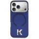 Karl Lagerfeld IML K Head Logo MagSafe Case for iPhone 17 Pro, Blue