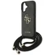 Чехол Guess 4G Big Logo Cord Strap Crossbody для iPhone 17, черный