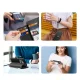 Кожаный чехол-книжка Dux Ducis Lawa для iPhone 15 Pro Max, черный