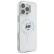 Apple iPhone 16 Pro Max 6.9\'\' Karl Lagerfeld IML Metal Choupette Head MagSafe Cover Case, White