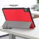 Lenovo Tab P11 Gen 2 (TB350FU) Trifold Stand PU Leather Hard Protective Cover Case, Red | Чехол Книжка...