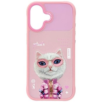 Чехол Nimmy Cool&Cute 2.0 Cat для iPhone 17, Розовый