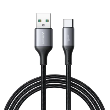 Joyroom S-A28 Flash Series USB-A - USB-C kabelis 3A 2m, melns