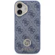 Guess 4G Strass Logo MagSafe vāciņš iPhone 17 - zils | Phone Case Cover
