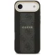 Чехол Guess 4G Stripe MagSafe для iPhone 17 Air, черный