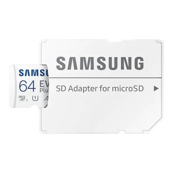 Atmiņas karte SAMSUNG microSD MB-MC64SA 64GB + adapteris MB-MC64SA/EU | Memory Card adapter