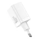 Baseus Super Si Pro Wall Charger 30W USB + USB Type C, White | Зарядное Устройство Адаптер