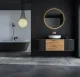 Круглое зеркало для ванной с LED подсветкой Modernhome 80 см