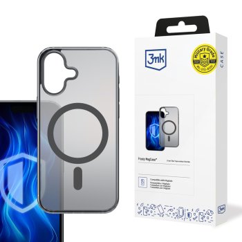 3mk Frosty MagCase vāciņš Apple iPhone 16, Melns