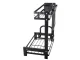 2 līmeņu virtuves plaukts organizators Loft Melns