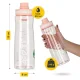 4FIZJO Sports Water Bottle 850 ml, Pink