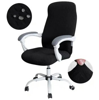 Office chair cover black