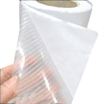 Самоклеящаяся пленка 3D карбон в рулоне 1,27x28м, прозрачная