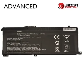 Аккумулятор для ноутбука HP SA04XL, 3400mAh, Extra Digital