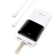 Tech-Protect PB03 ārējais akumulators 30000mAh 22.5W, balts
