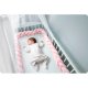 Ricokids Braided Cot Bumper, 3 m, Pink