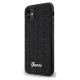 Guess iPhone 11 / XR vāciņš Disco Metal Script, melns
